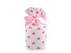 Food bag with satin ribbon 12x17.5 cm