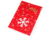 Candy bags / Goodie bags with Christmas satin ribbon 23x33 cm