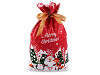 Sacchetti porta caramelle / “Goodie bag” con nastro, motivo: natalizio, dimensioni: 23 x 33 cm