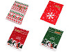 Candy bags / Goodie bags with Christmas satin ribbon 23x33 cm