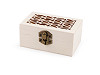 Dřevěná krabička k dozdobení (1 ks)
