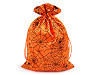 Sac cadeau satiné Toile d’araignée/Halloween, 20 x 31 cm 