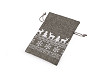 Christmas gift bag 10x15 cm, imitation jute