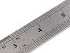 Règle métallique, longueur 30 cm