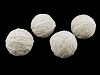 Ball of yarn ornament to hang on a tree Ø6 cm