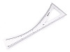 Tailor's ruler, length 60 cm
