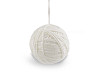 Ball of yarn ornament to hang on a tree Ø8 cm