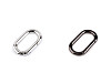 Karabiner ovális bújtató 25 mm