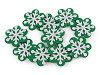 Flocon de neige de Noël en feutre, Ø 50 mm