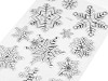 Plastic 3D Christmas stickers with AB effect