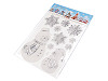 Plastic 3D Christmas stickers with AB effect