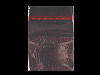 Transparenter Zellophanbeutel mit Herzen, 18 x 25 cm