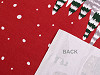 Tissu pour nappe / Chemin de table de Noël en coton