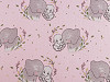 Windelstoff Baumwolle/Musselin Elefant