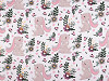 Cotton Cloth / Muslin Fabric, Rabbit