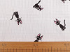  Tissu en coton/mousseline, Planètes, Univers