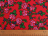 Tissu/Toile en coton Style folklorique, Roses
