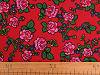 Tissu/Toile en coton Style folklorique, Roses