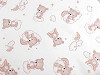 Cotton Fabric / Canvas, Teddy Bear