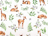 Cotton Fabric / Canvas Deer
