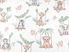 Cotton Flannel Fabric, Safari Animals