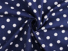 Cotton fabric / canvas, polka dots