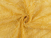 Chiffon mit dekorativem Garn mit metallischem Effekt