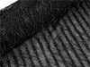 Chiffon mit dekorativem Garn mit metallischem Effekt