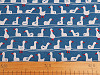 Decorative yardage / linen imitation / polycotton, goose