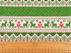 Decorative Christmas fabric, rough