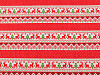 Decorative Christmas fabric, rough