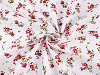 Cotton fabric / canvas, small flowers