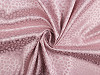 Satin à motifs, imitation soie