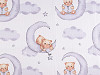 Cotton cloth fabric / muslin, teddy bear