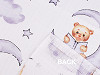 Cotton cloth fabric / muslin, teddy bear