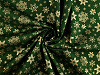 Christmas cotton canvas / poplin metallic flakes