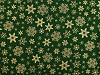 Christmas cotton canvas / poplin metallic flakes