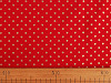 Christmas cotton canvas / poplin metallic stars