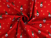 Christmas cotton canvas / poplin with metallic print, Elf 