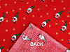 Christmas cotton canvas / poplin with metallic print, Elf 