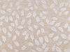 Tessuto jacquard natalizio, con lurex 