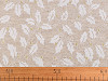 Tessuto jacquard natalizio, con lurex 