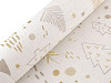 Christmas jacquard fabric with lurex 