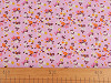 Cotton fabric / canvas with a thinner weave, small flowers