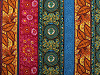 Cotton fabric / canvas with a thinner weave, oriental 