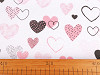 Cotton flannel fabric, heart