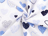 Cotton flannel fabric, heart