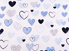 Cotton flannel fabric, heart