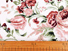 Cotton flannel fabric, flowers