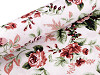 Cotton flannel fabric, flowers